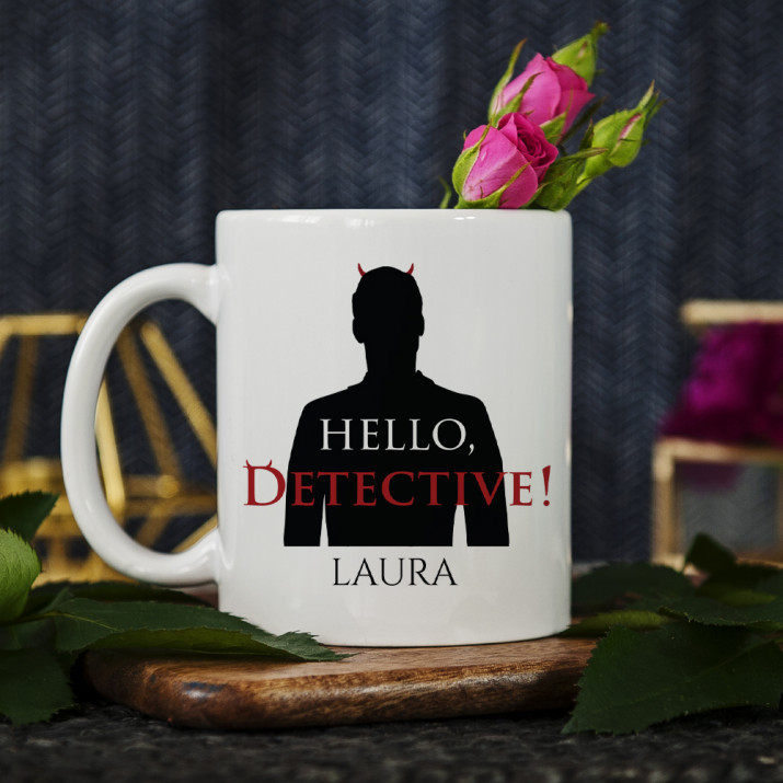 Hello detective - personalisierte Tasse