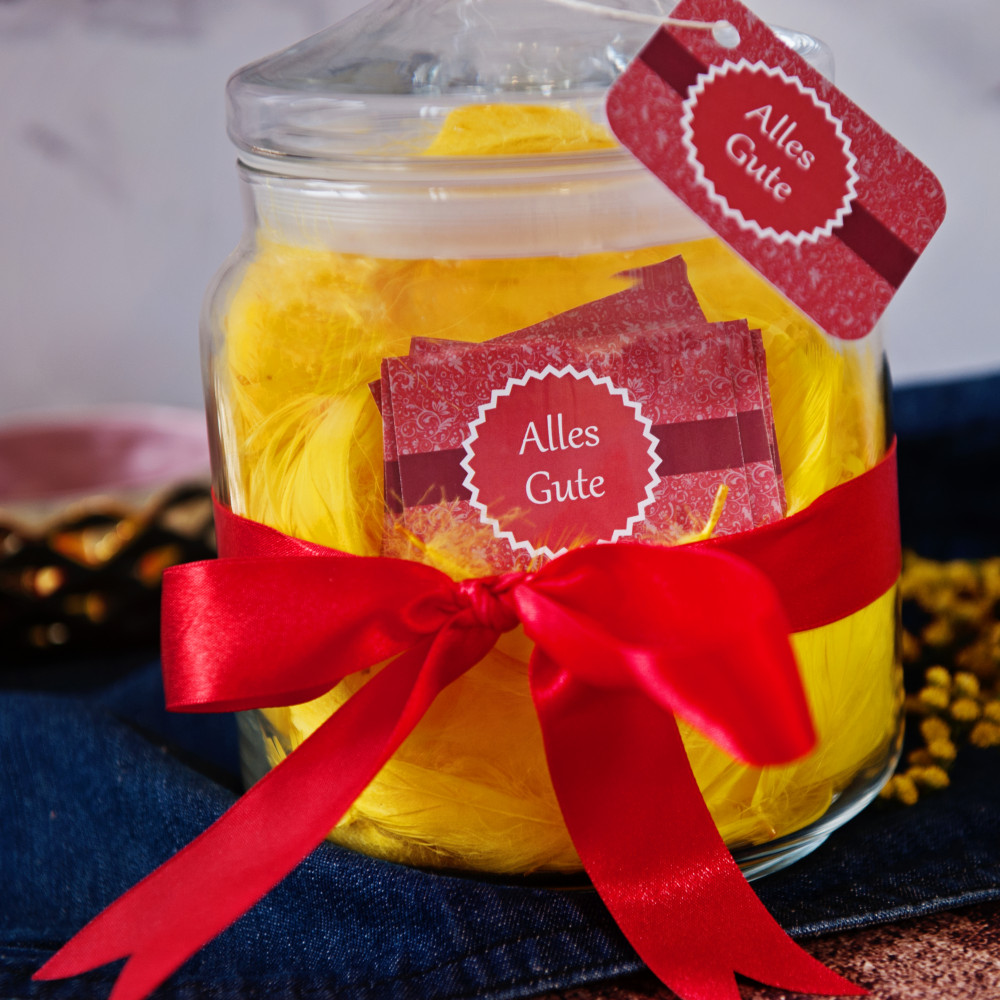 Wunschglas: Alles Gute - GeschenkSpeziell.de