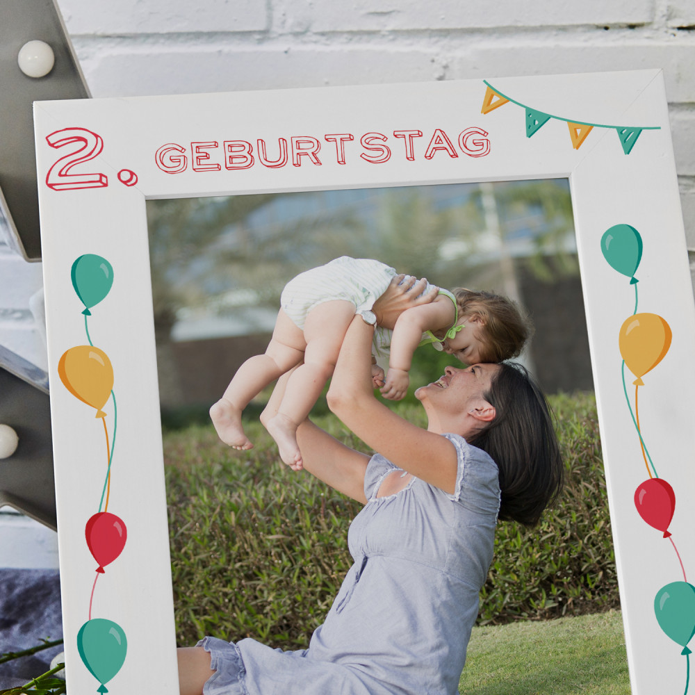 Geburtstag - Bilderrahmen mit Aufdruck - GeschenkSpeziell.de