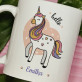 Hello unicorn - kubek personalizowany
