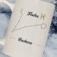 Sternzeichen - Fische - personalisierte Tasse