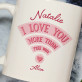 Love you more than wifi - personalisierte Tasse