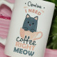 Meow - personalisierte Tasse