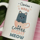 Meow - personalisierte Tasse