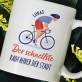 Schnellster Radfahrer - personalisierte Tasse
