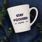 Stay focused - personalisierte Tasse