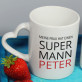 Super Mann und Super Frau - Tassen für Paare