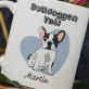Bulldoggen-Vati - personalisierte Tasse