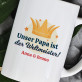 Papa Weltmeister - personalisierte Tasse