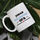Geliebter Opa - Personalisierte Tasse
